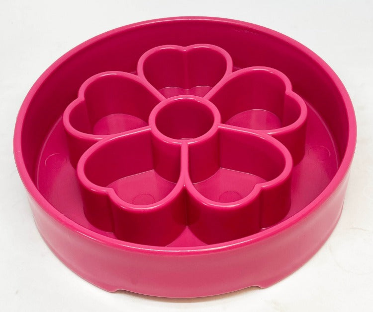 SodaPup Flower Deep Slow Feeder Dog Bowl