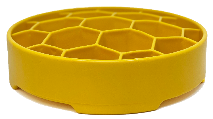 SodaPup Honeycomb Deep Slow Feeder Dog Bowl
