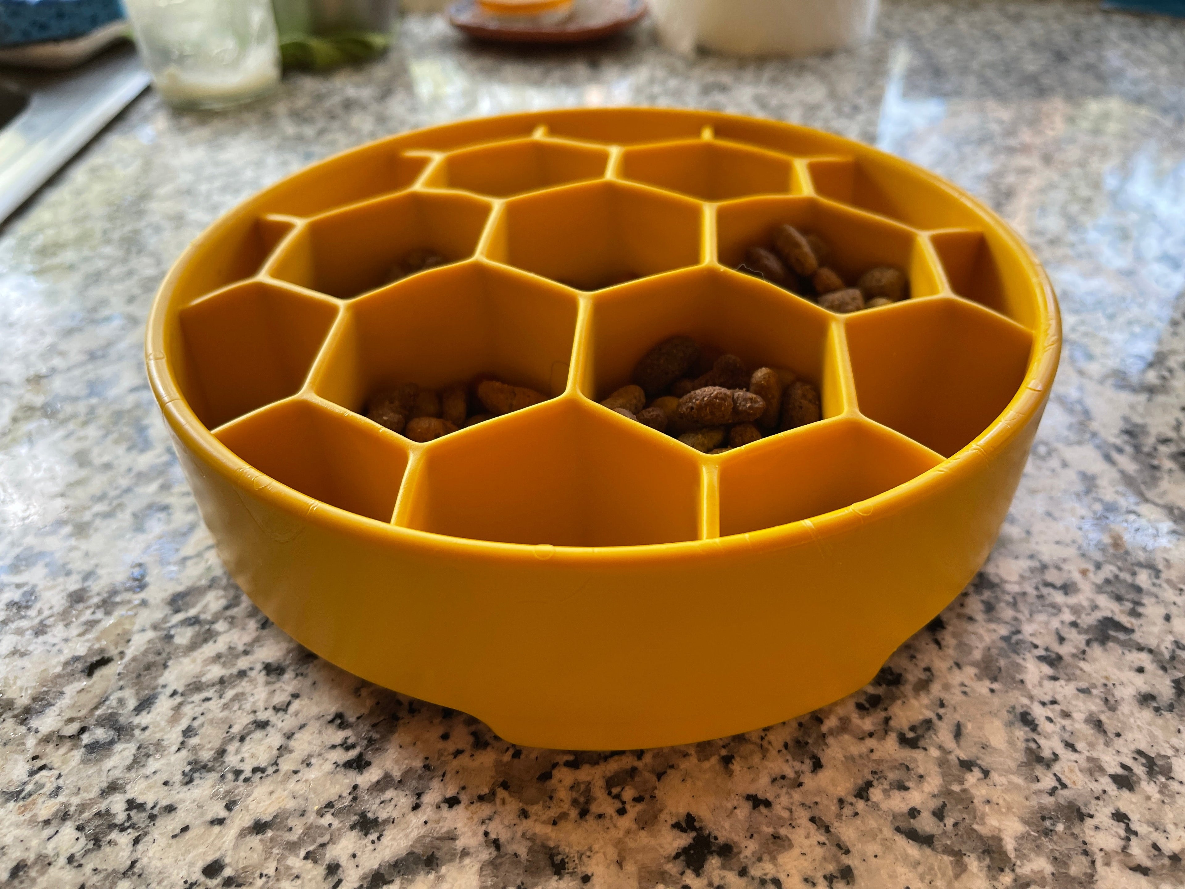 SodaPup Honeycomb Deep Slow Feeder Dog Bowl