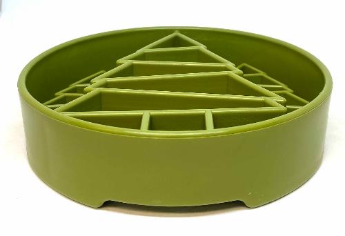 SodaPup Pine Tree Deep Slow Feeder Dog Bowl