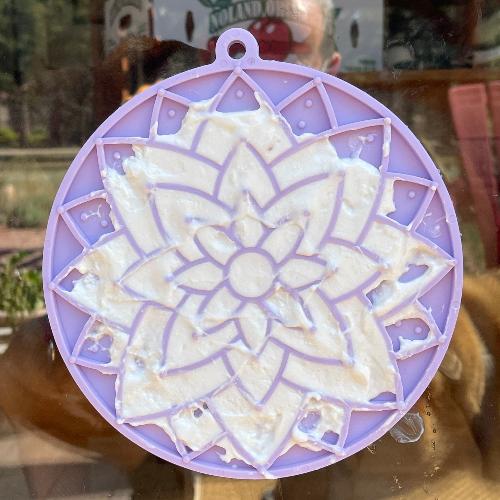 SodaPup Lotus Design Lick Mat For Dogs and Cat
