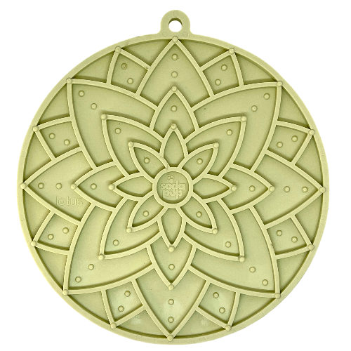 SodaPup Lotus Design Lick Mat For Dogs and Cat