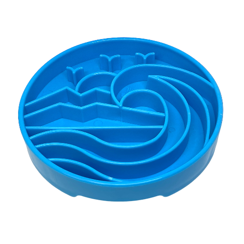 SodaPup Baja Design Shallow Slow Feeder Dog Bowl
