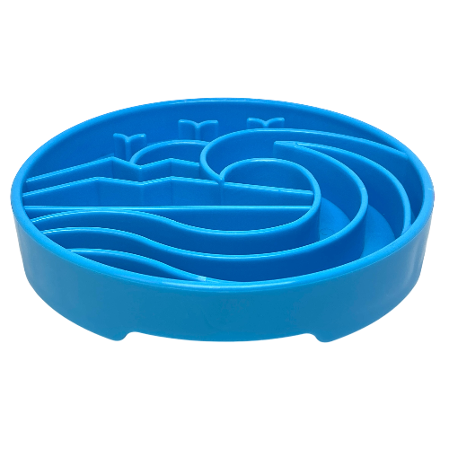 SodaPup Baja Design Shallow Slow Feeder Dog Bowl