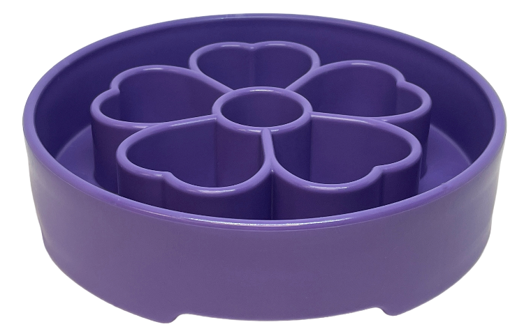 SodaPup Flower Deep Slow Feeder Dog Bowl