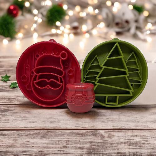 SodaPup Santa Deep Slow Feeder Dog Bowl