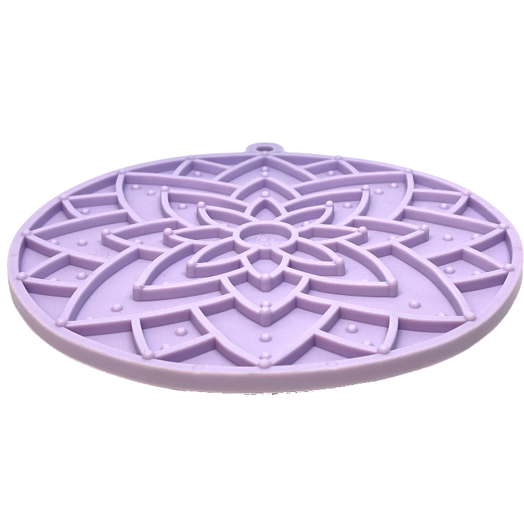 SodaPup Lotus Design Lick Mat For Dogs and Cat