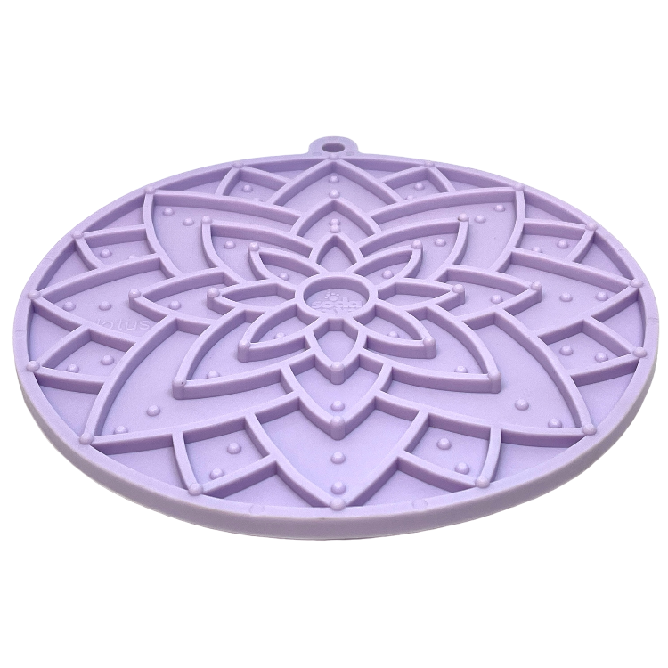 SodaPup Lotus Design Lick Mat For Dogs and Cat