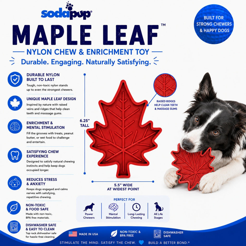 SodaPup Canadian Maple Leaf Lick Mat