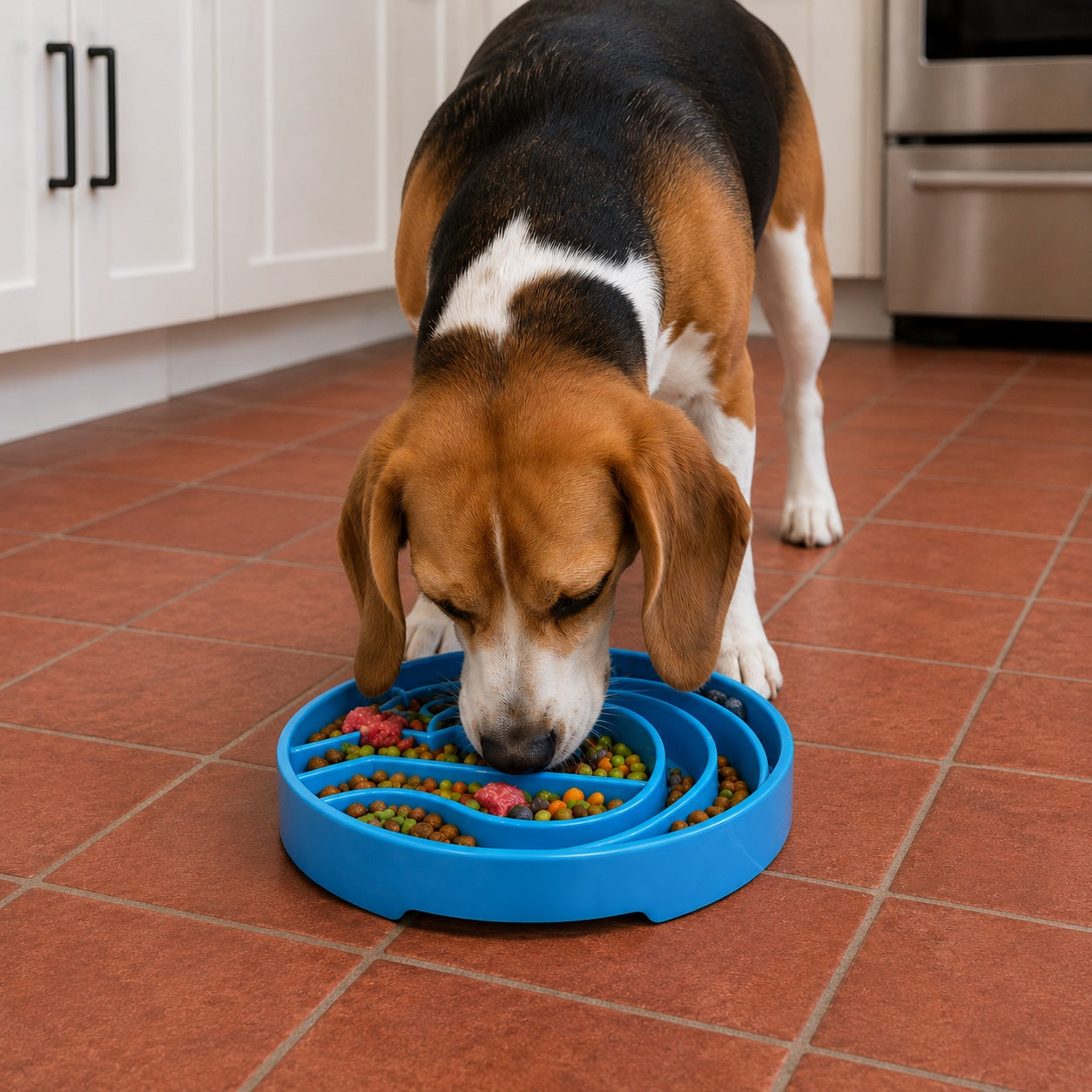 SodaPup Baja Design Shallow Slow Feeder Dog Bowl
