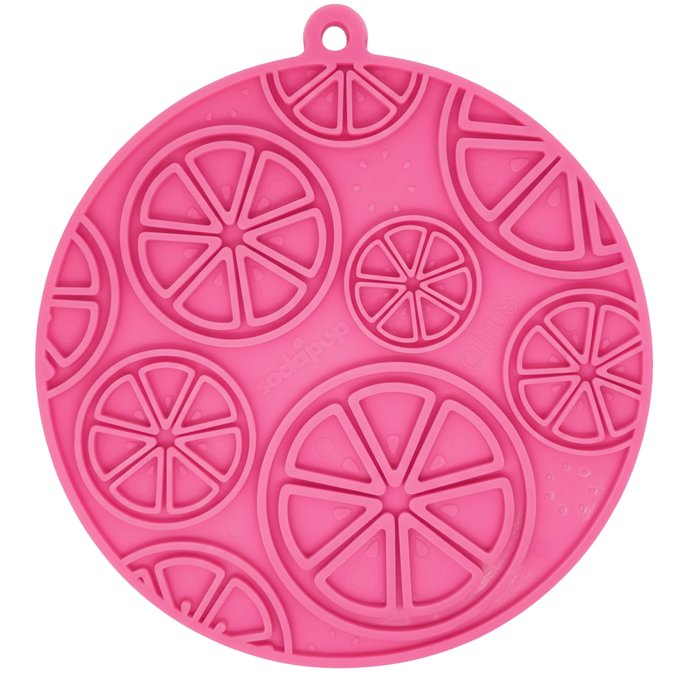 SodaPup Citrus Lick Mat For Dogs and Cats