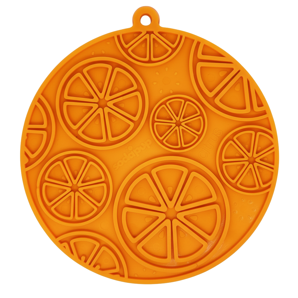 SodaPup Citrus Lick Mat For Dogs and Cats